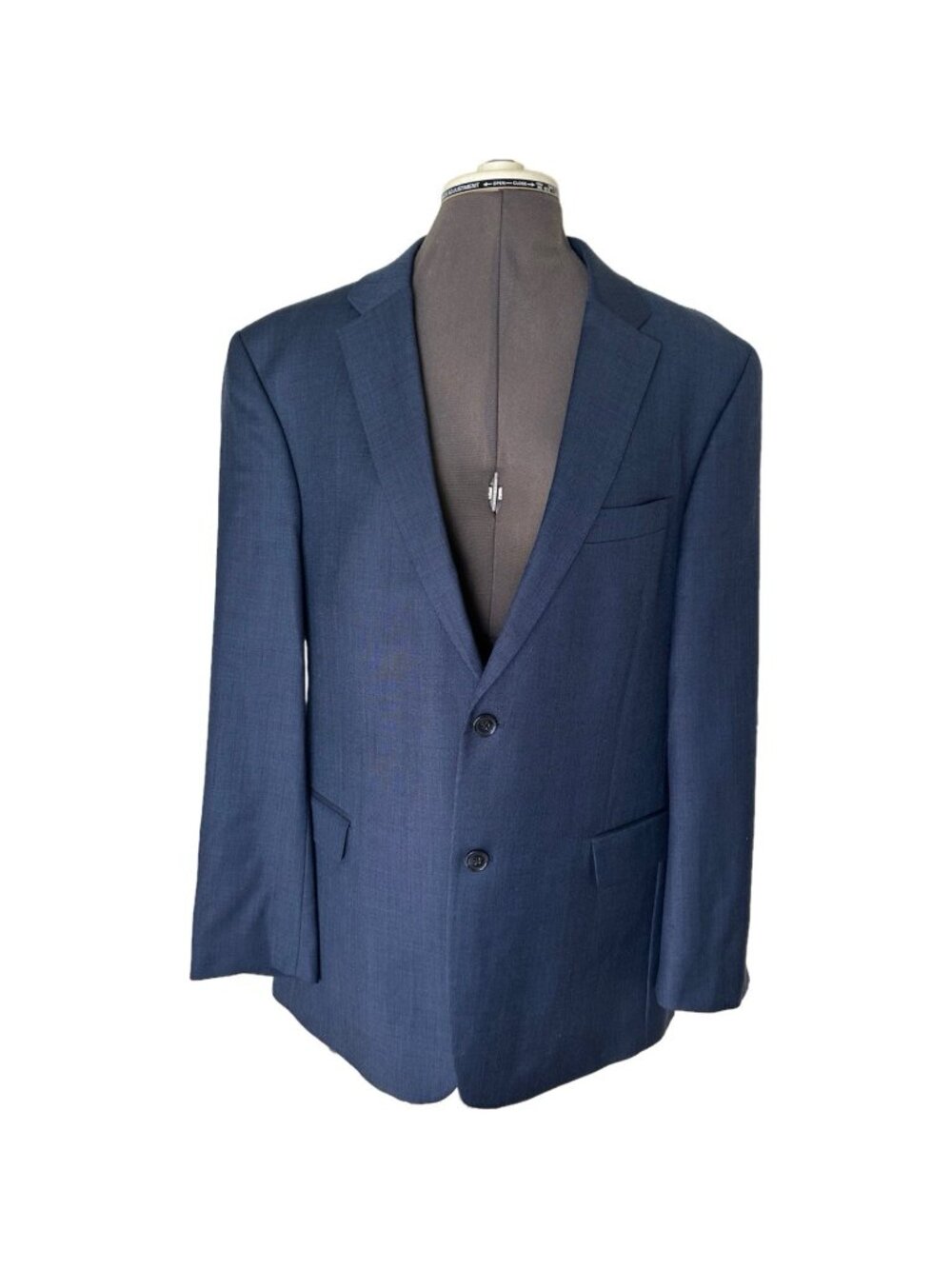 Tommy Hilfiger Men’s 100% Wool Two Button Blazer Sport Coat Blue 42R